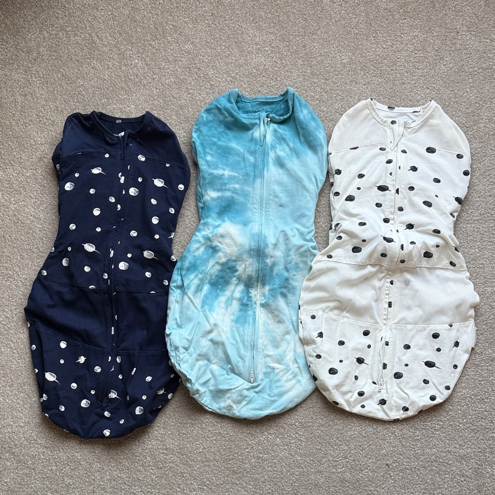 Set of 3 Sleepea Swaddle Sacks